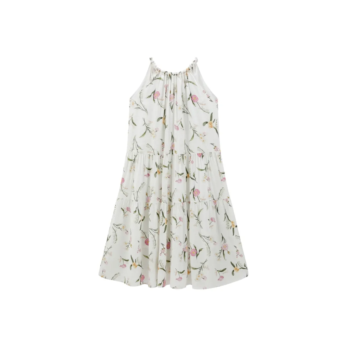 Women's Allover Jacquard Vacation Dress sold by PEACEBIRD