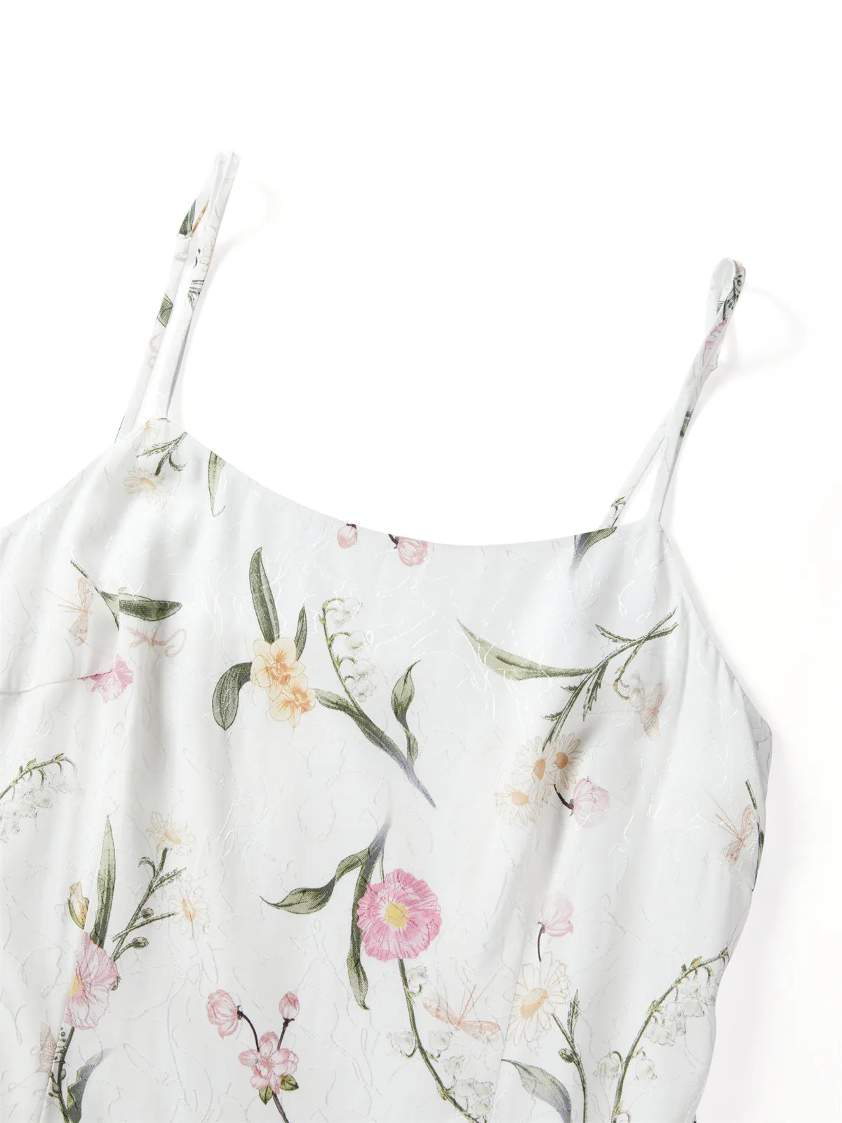 Women's Allover Jacquard Vacation Cami Dress sold by PEACEBIRD product image thumbnail 4