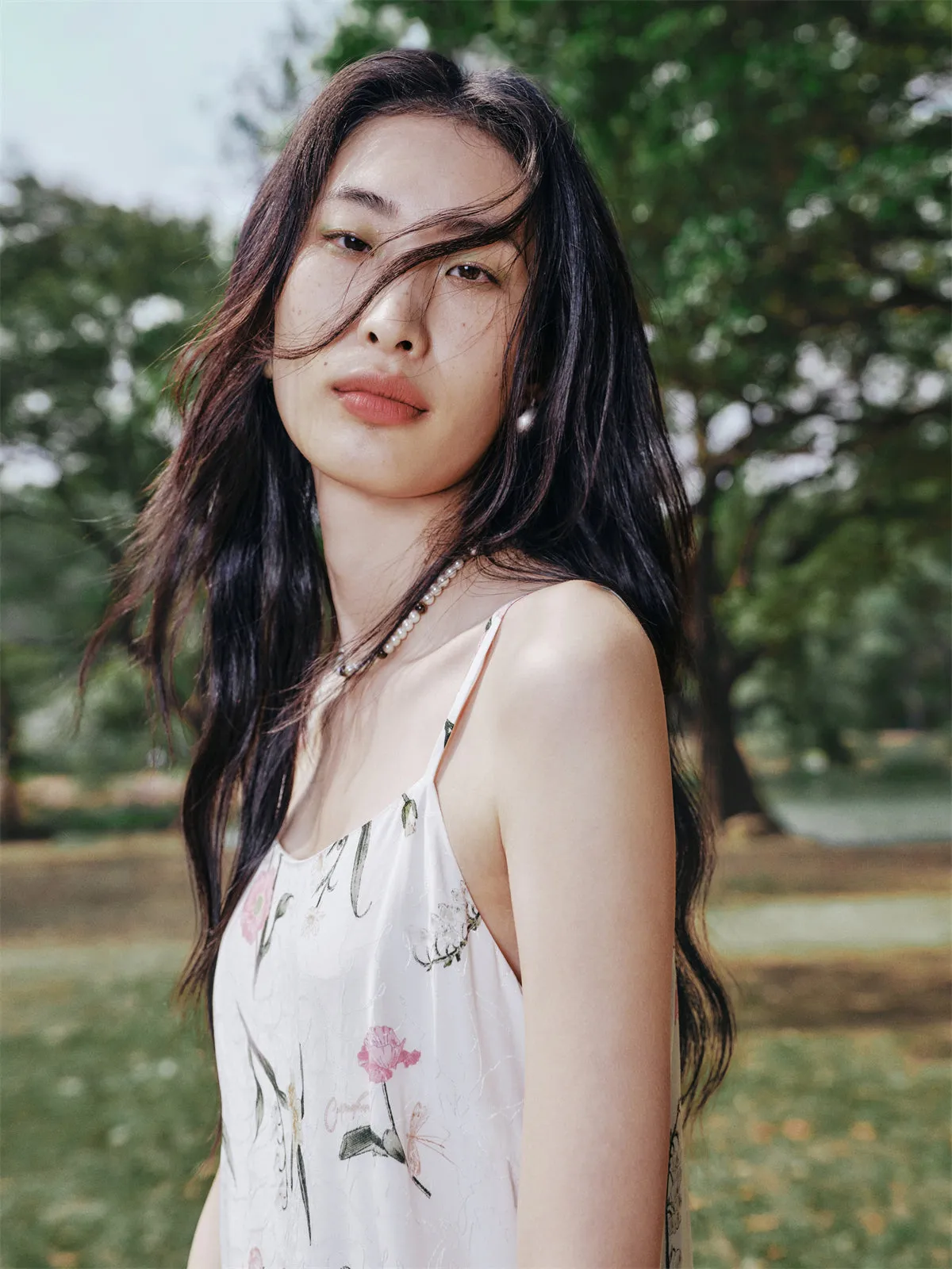 Women's Allover Jacquard Vacation Cami Dress sold by PEACEBIRD product image thumbnail 3