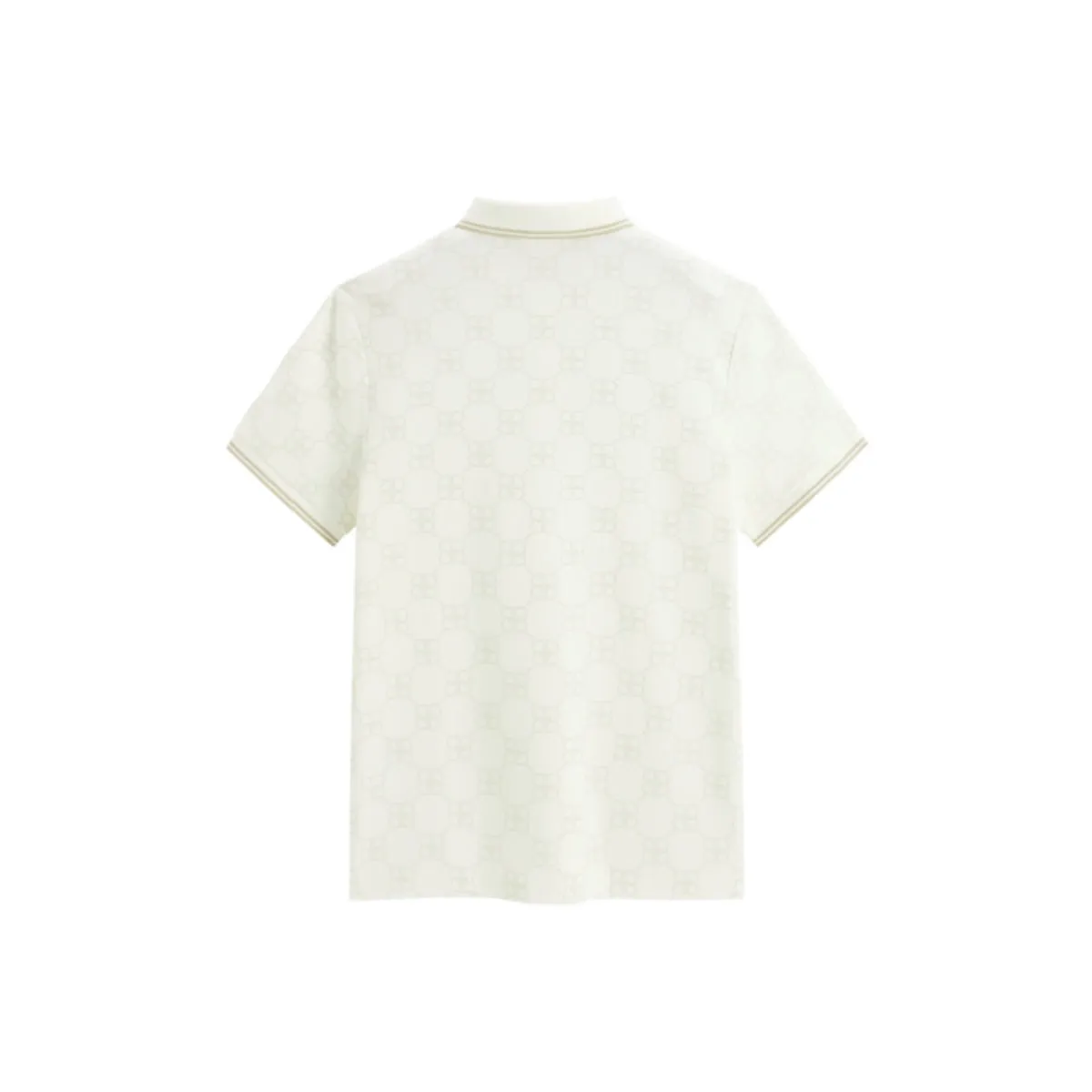 Men's Allover Jacquard Sorona Cooling Polo Shirt sold by PEACEBIRD product image thumbnail 5