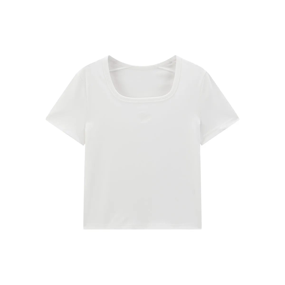 Women's Slim-Fit Cooling U-Neck T-Shirt sold by PEACEBIRD product image thumbnail 2