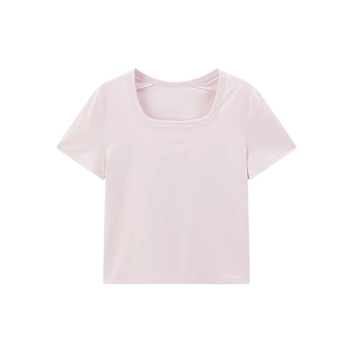 Women's Slim-Fit Cooling U-Neck T-Shirt sold by PEACEBIRD product image thumbnail 4