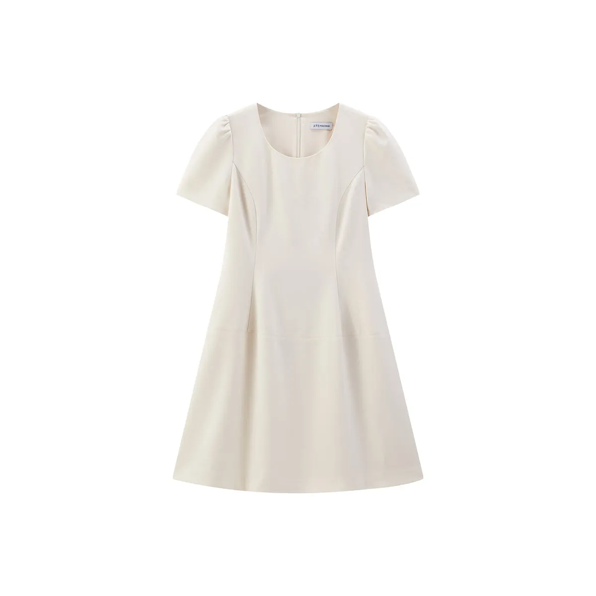 Women's Cropped Fit Shimmer Dress sold by PEACEBIRD product image thumbnail 2