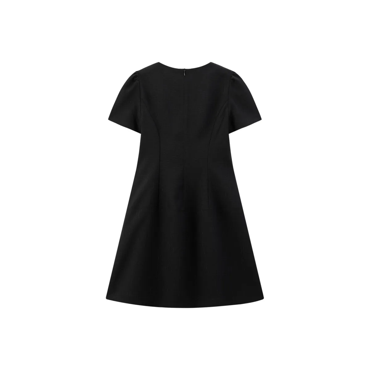 Women's Cropped Fit Shimmer Dress sold by PEACEBIRD product image thumbnail 5