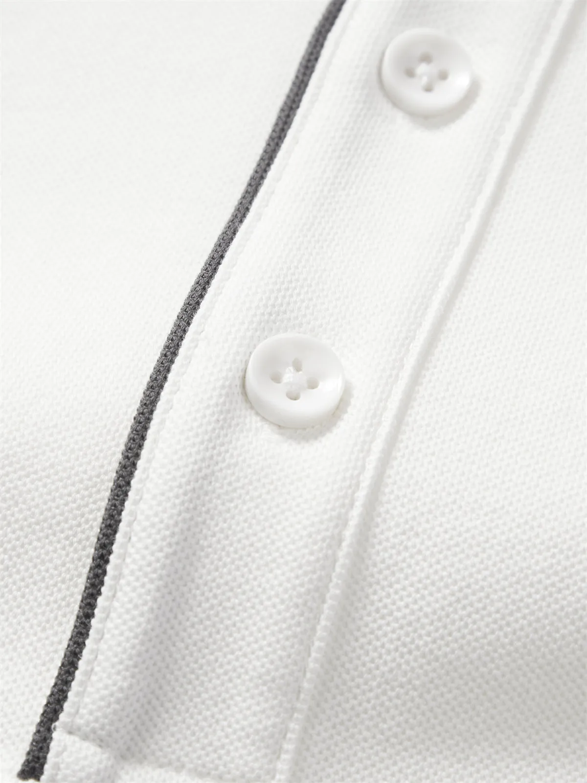 Men's Beige Quick-Dry Printed Polo Shirt sold by PEACEBIRD product image thumbnail 5