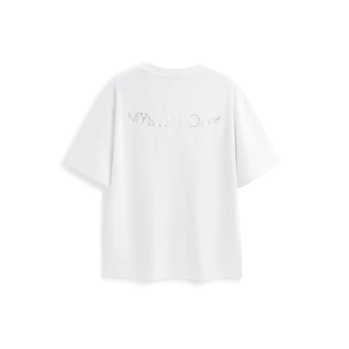 Men's White HF Welded & Embroidered Heavyweight Tee sold by PEACEBIRD