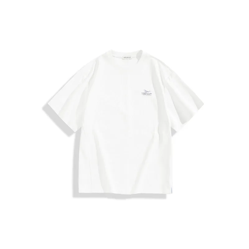 Men's Heavyweight T-Shirt with Panel Lines sold by PEACEBIRD