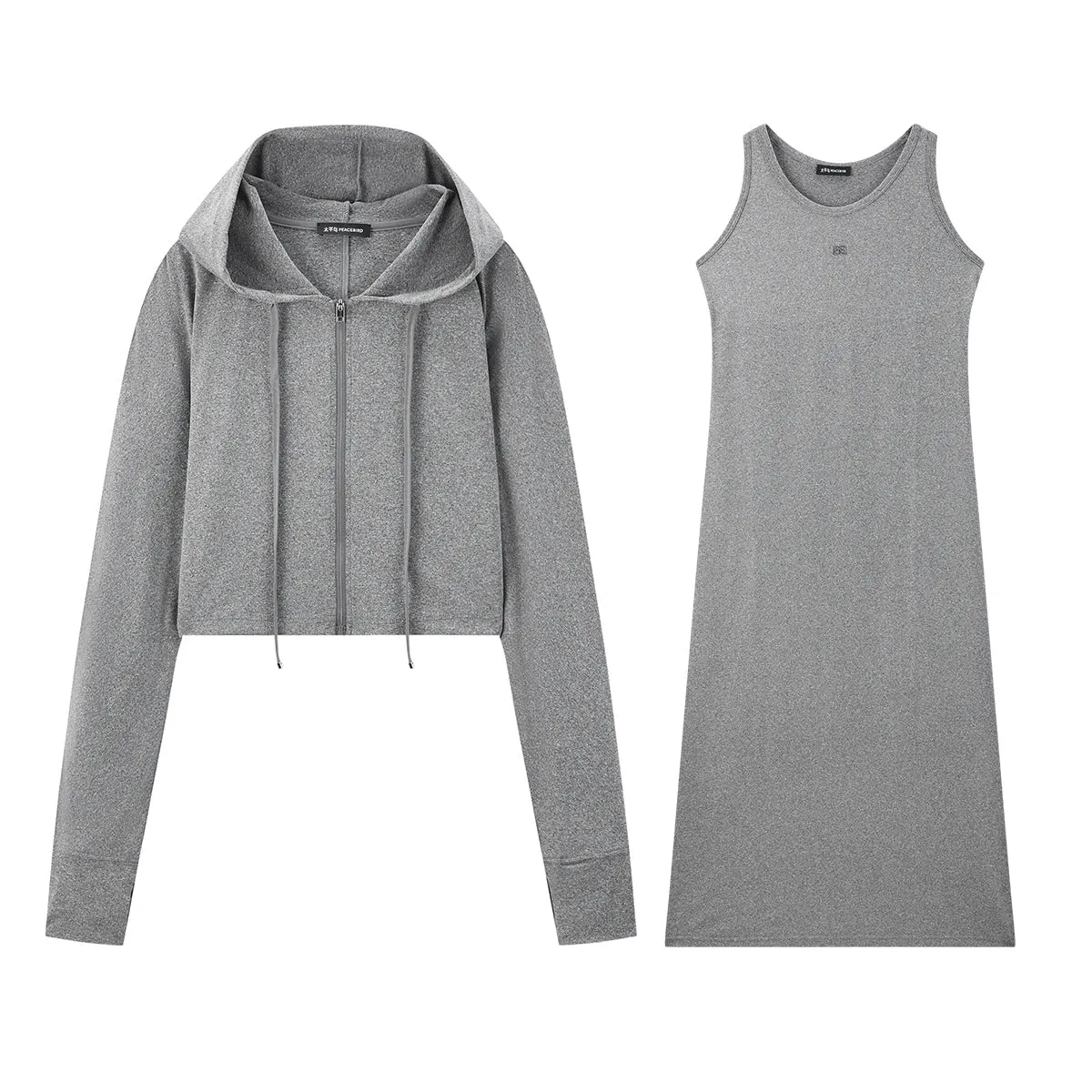 Women's Sporty Knit Dress Set sold by PEACEBIRD product image thumbnail 2