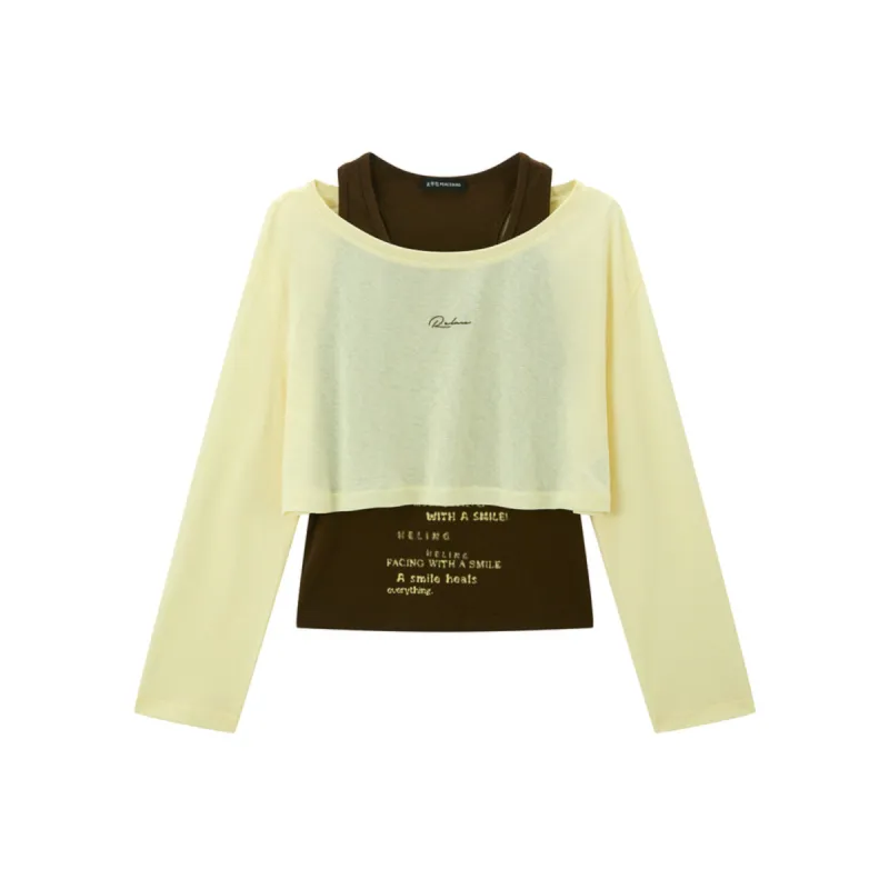 Women's Printed Tank & T-Shirt Set sold by PEACEBIRD