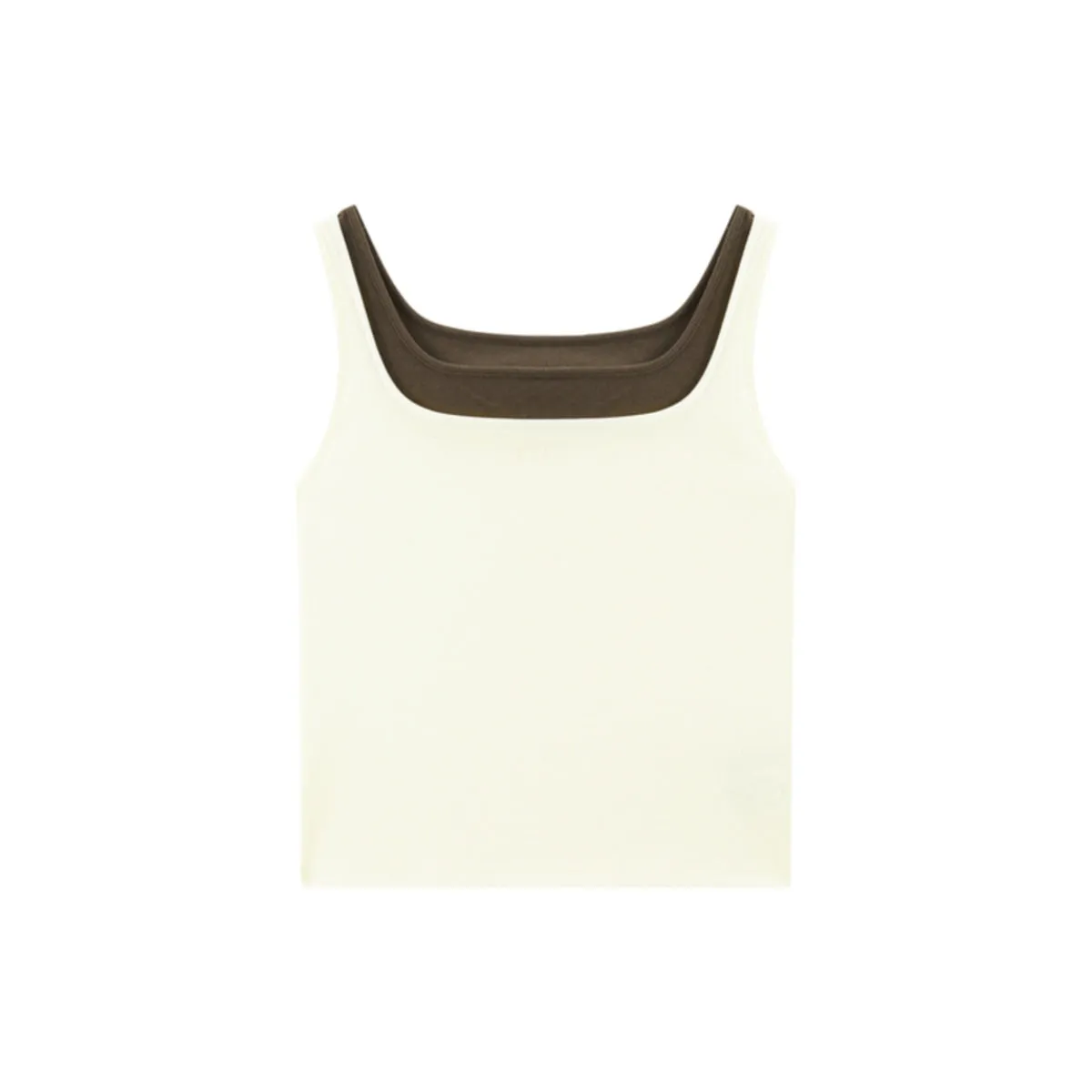Women's Colorblock Square-Neck Tank Top sold by PEACEBIRD