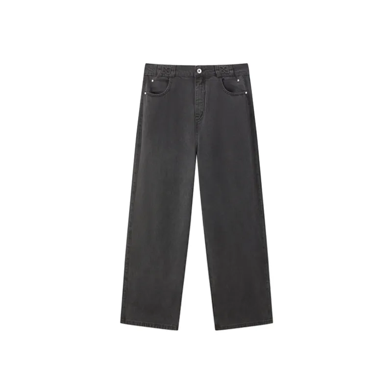 Women's Solid Tencel Wide-Leg Jeans sold by PEACEBIRD