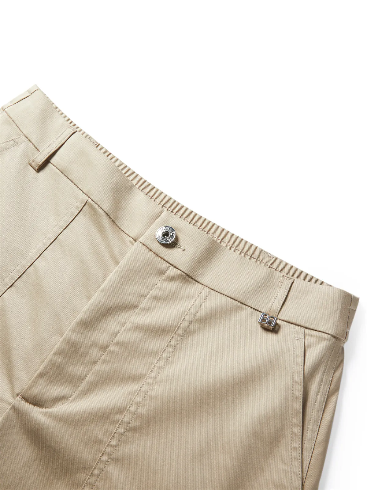 Women's Pleated Utility Banana Pants sold by PEACEBIRD product image thumbnail 4