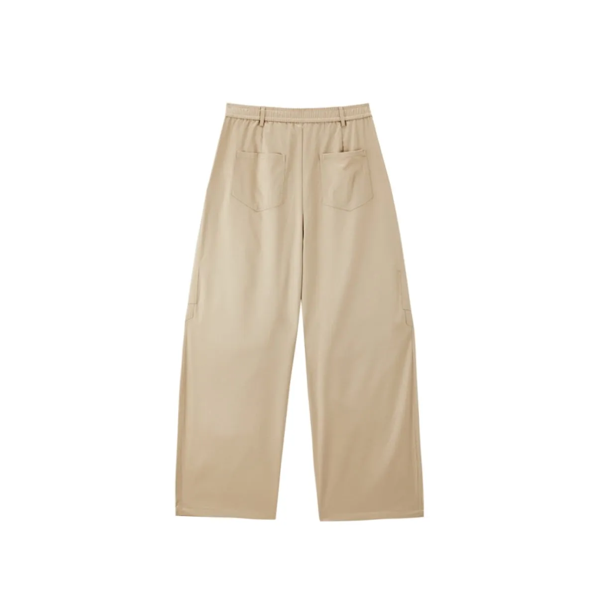Women's Pleated Utility Banana Pants sold by PEACEBIRD product image thumbnail 3