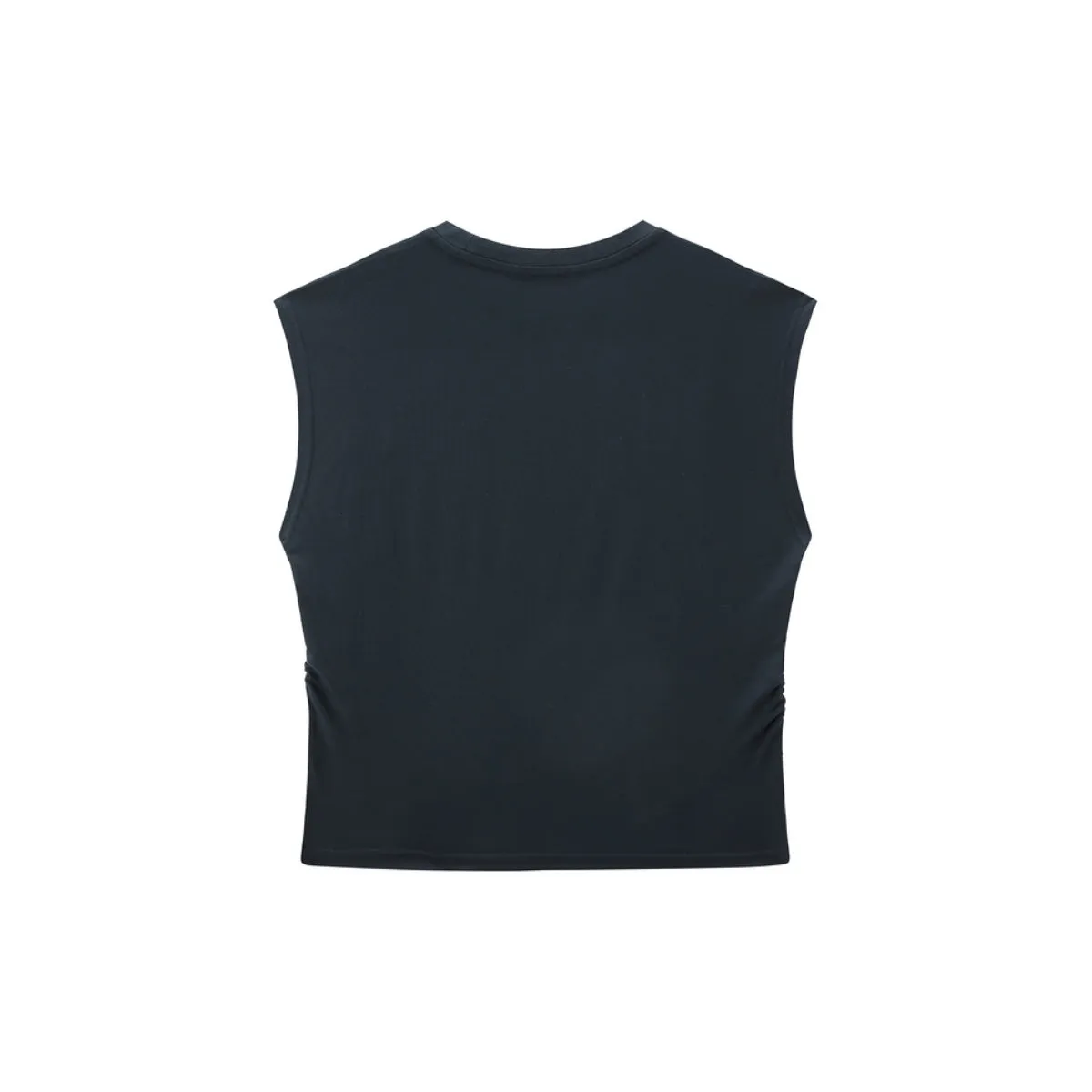 Women's Ruched Tank Top with 3D Embroidery sold by PEACEBIRD product image thumbnail 3