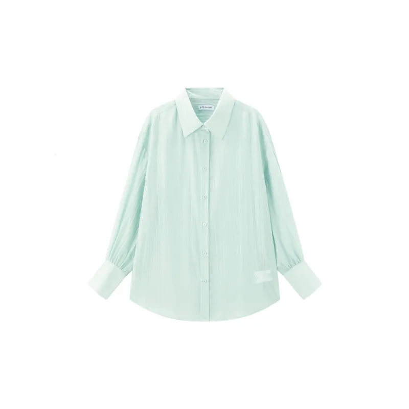 Women's Mint Mambo Oversized Shirt sold by PEACEBIRD