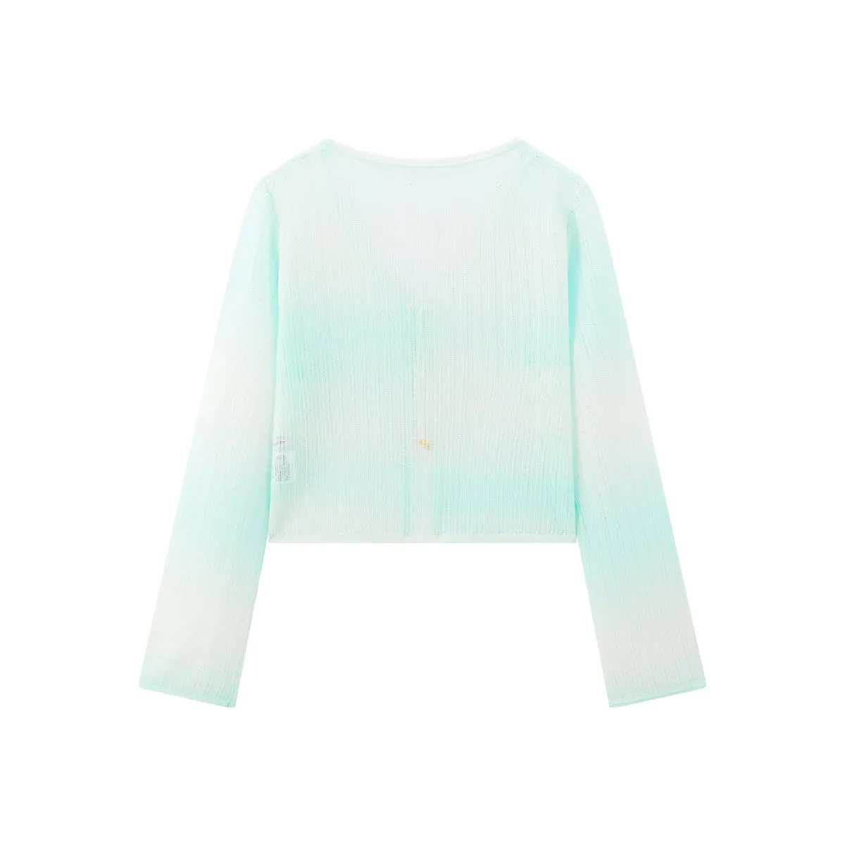 Women's Lightweight Gradient Knit Cardigan sold by PEACEBIRD product image thumbnail 3