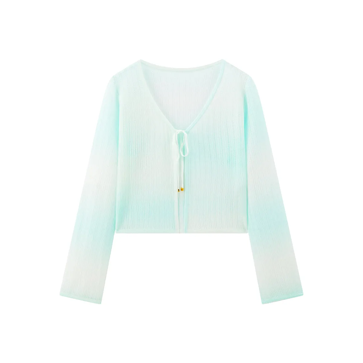 Women's Lightweight Gradient Knit Cardigan sold by PEACEBIRD