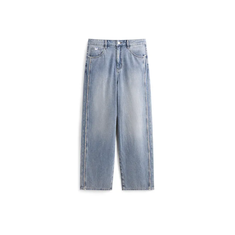 Men's Gradient Washed Wide-Leg Jean sold by PEACEBIRD