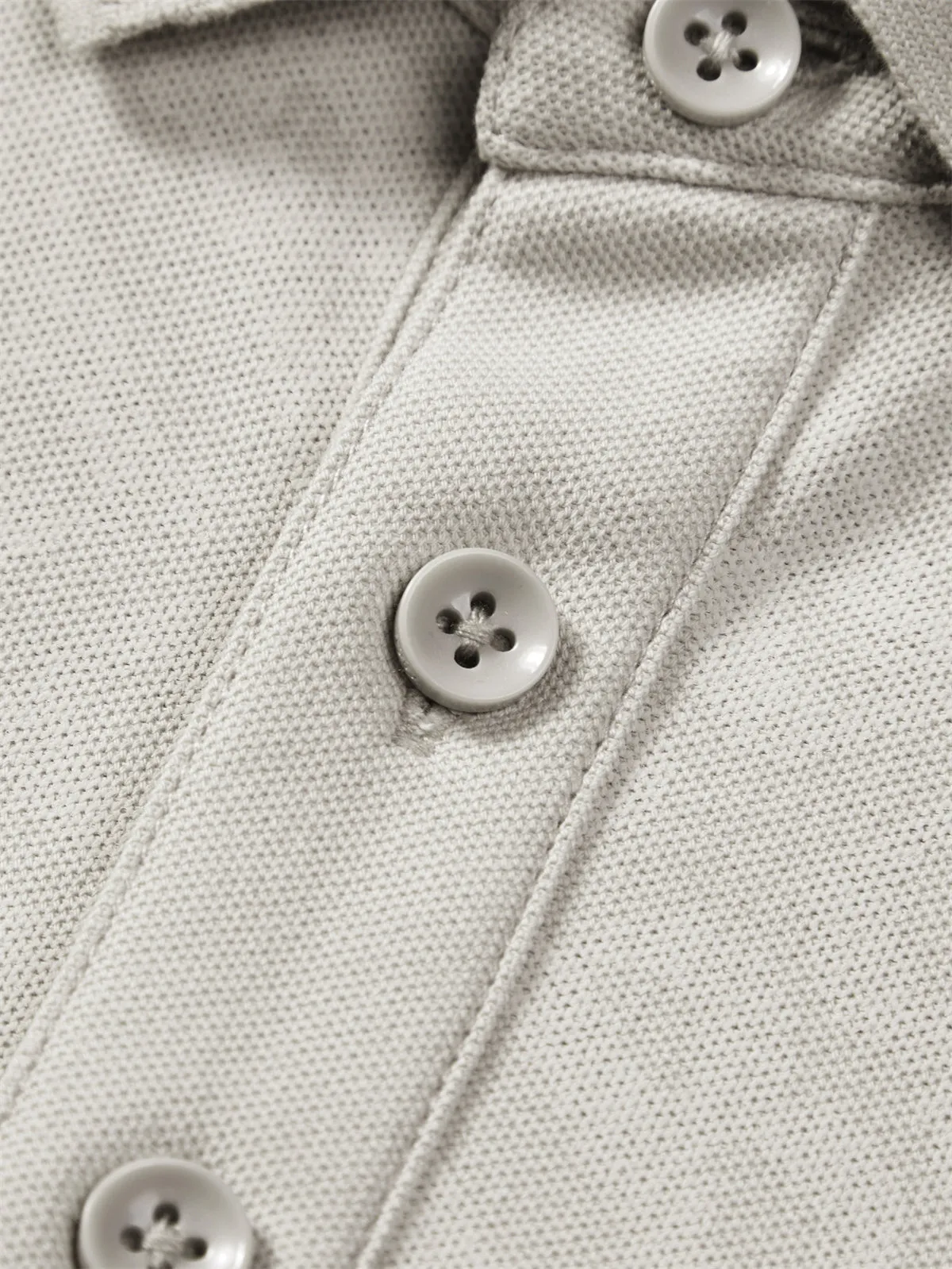 Men's Cooling Polo Shirt with Letter Print sold by PEACEBIRD product image thumbnail 5