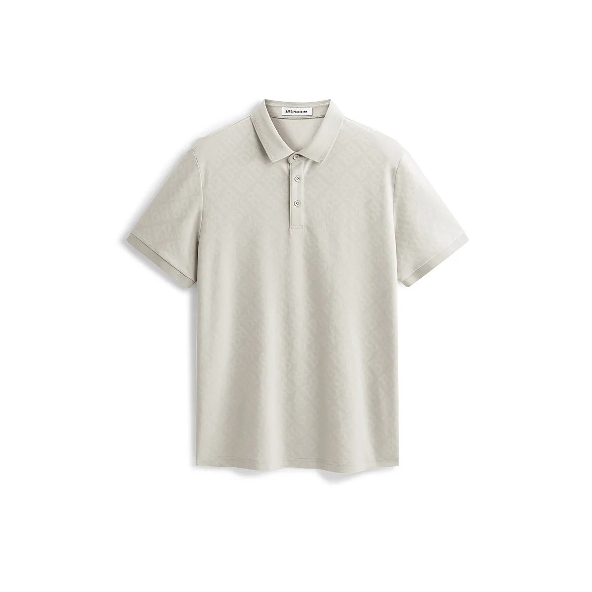 Men's Cooling Polo Shirt with Letter Print sold by PEACEBIRD