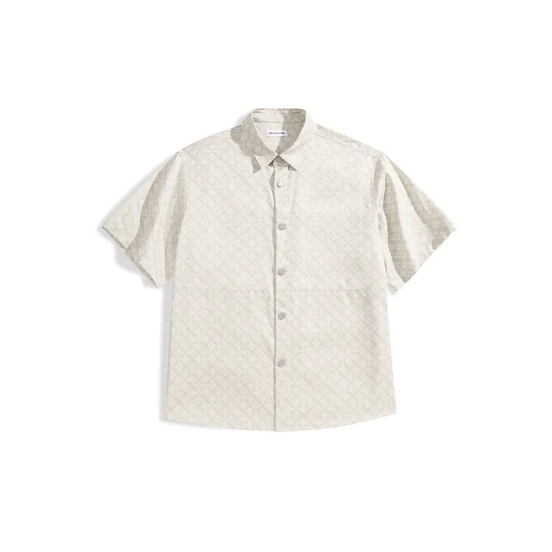 Men's Letter Print Short-Sleeve Shirt sold by PEACEBIRD