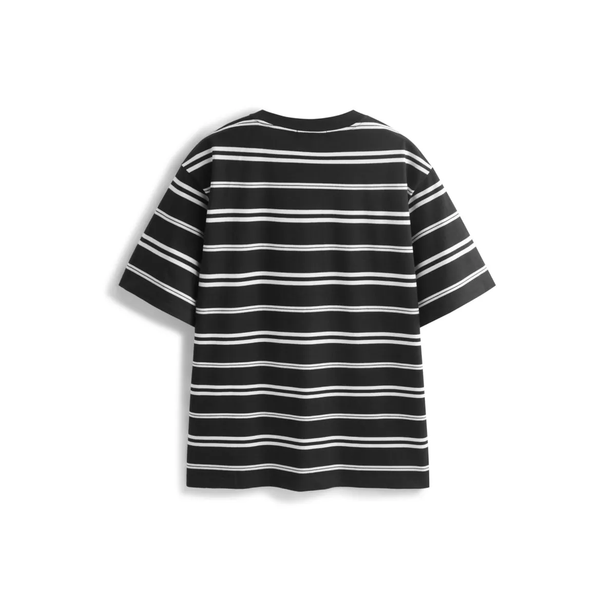 Men's Striped Half Sleeve T-Shirt sold by PEACEBIRD product image thumbnail 3