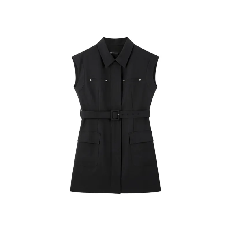 Women's Utility Knee-Length Belted Dress sold by PEACEBIRD