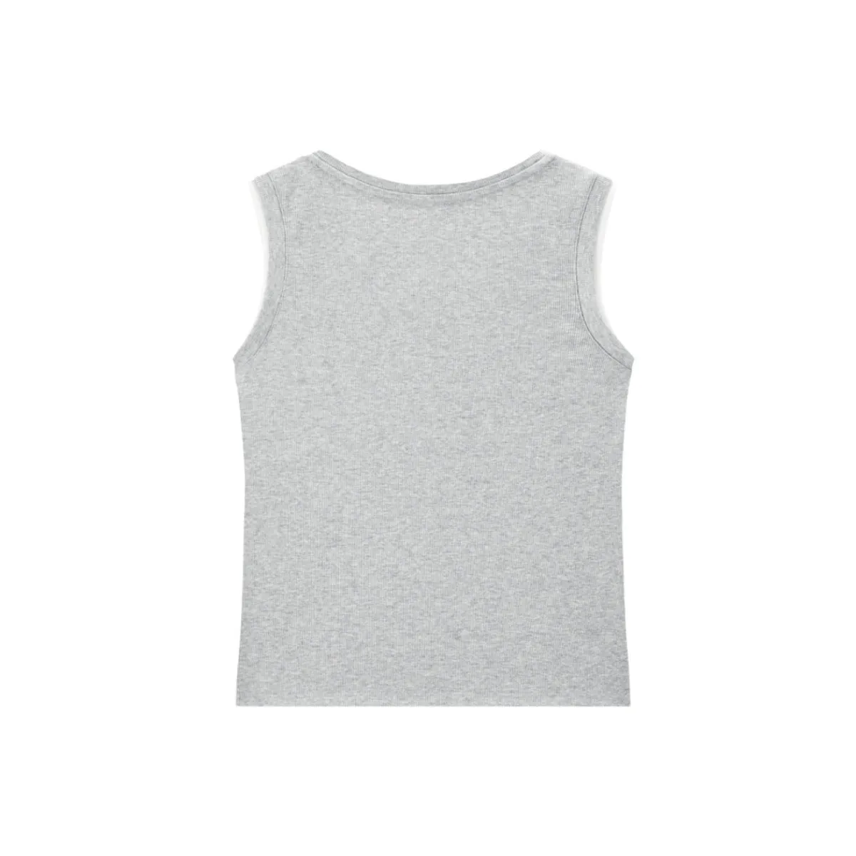 Women's Slim-Fit Layered-Look Tank Top sold by PEACEBIRD product image thumbnail 3