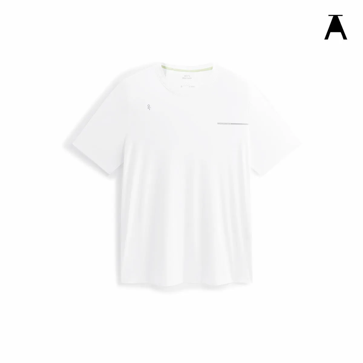 Men's Utility T-Shirt with Reflective Print sold by PEACEBIRD
