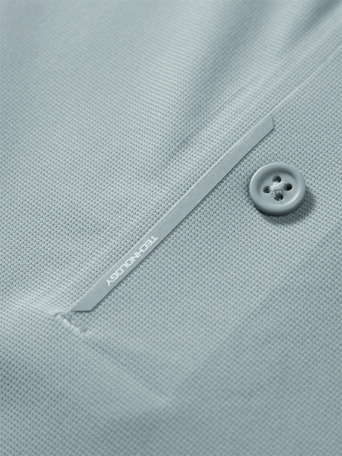 Men's Slim-Fit Solid Polo Shirt sold by PEACEBIRD product image thumbnail 5