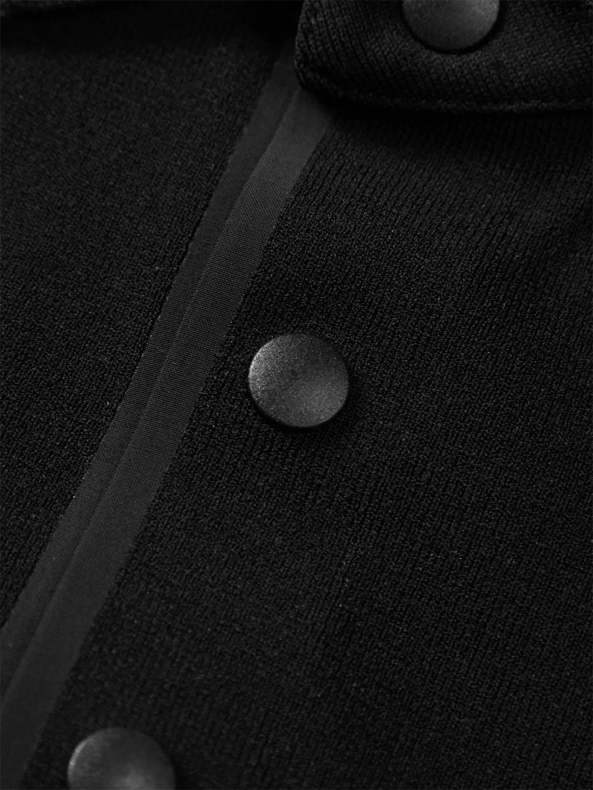 Men's Solid Knit Pullover with Logo Patch and Polo Collar sold by PEACEBIRD product image thumbnail 5