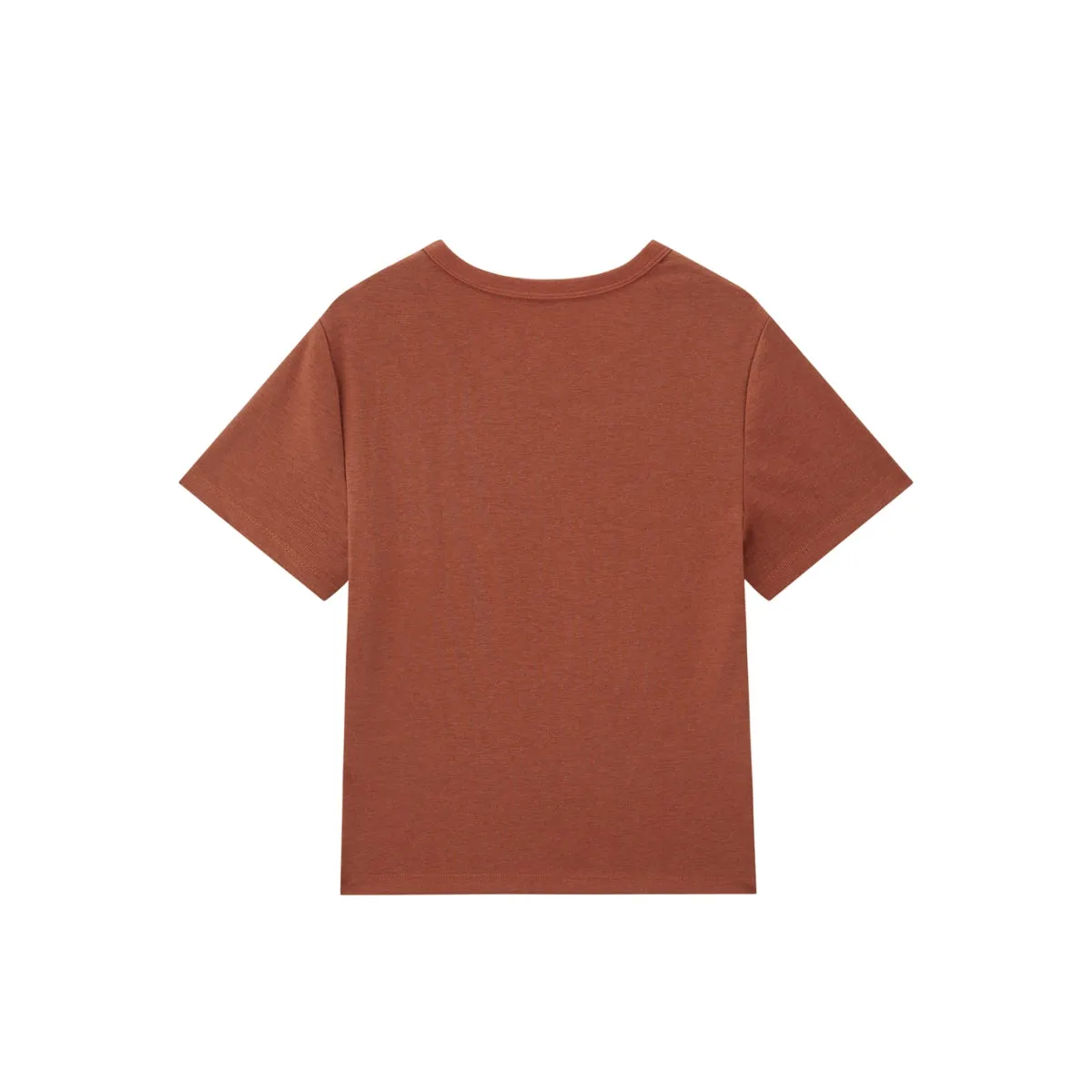 Women's Sequin-Embroidered Cropped T-Shirt sold by PEACEBIRD product image thumbnail 5