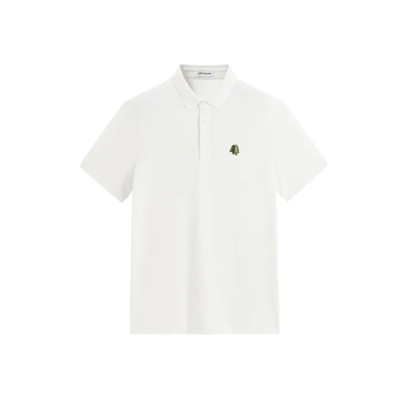 Men's Beige Cooling Quick-Dry Polo Shirt sold by PEACEBIRD