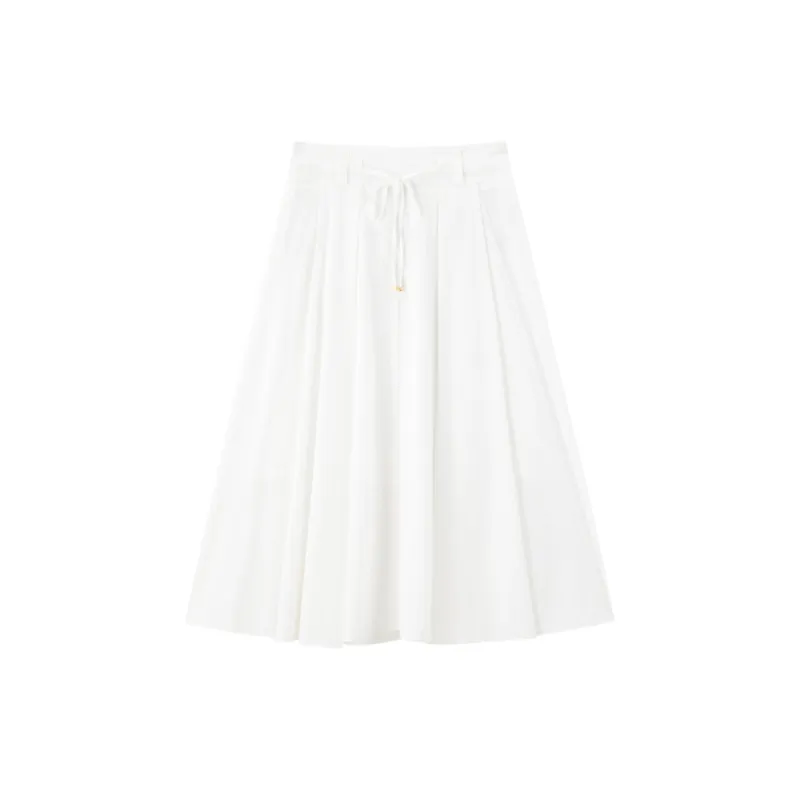 Women's UV-Protective Drawstring Flared Skirt sold by PEACEBIRD