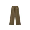 Women's High-Waisted Tencel Wide-Leg Pants sold by PEACEBIRD