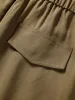 Women's High-Waisted Tencel Wide-Leg Pants sold by PEACEBIRD