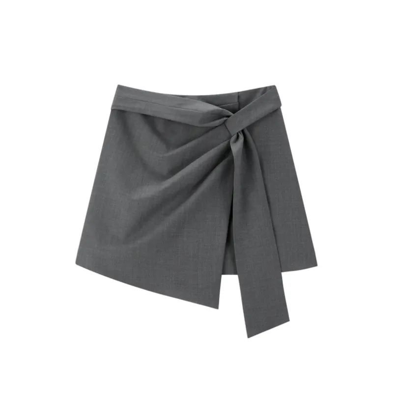 Women's High-Waisted Asymmetrical Skirt sold by PEACEBIRD