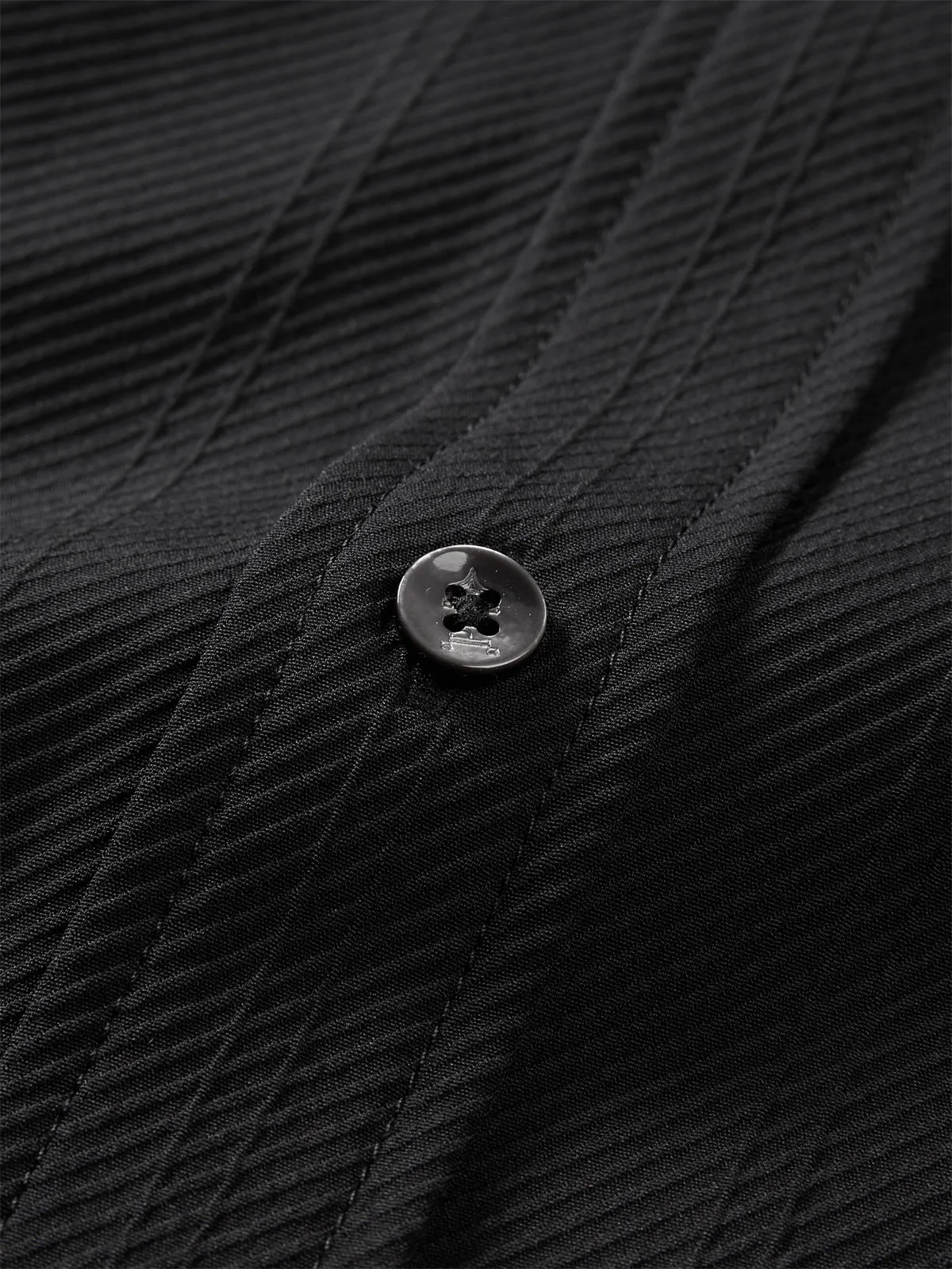 Men's Solid Jacquard Textured Shirt sold by PEACEBIRD product image thumbnail 5