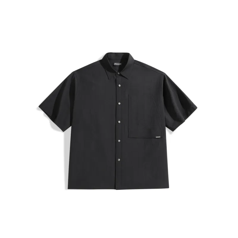 Men's Solid Jacquard Textured Shirt sold by PEACEBIRD