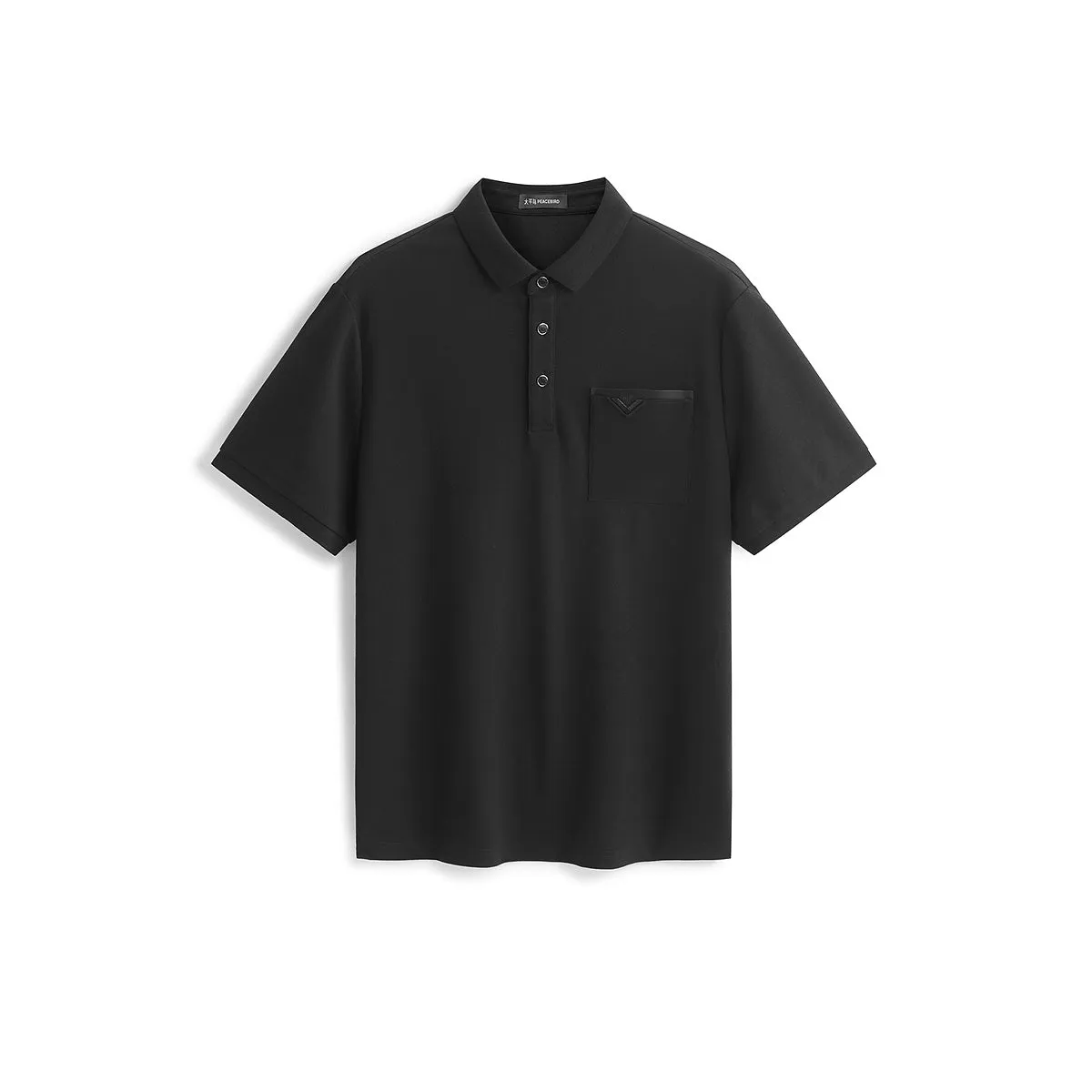 Men's Cooling Polo Shirt with Pocket Detail sold by PEACEBIRD