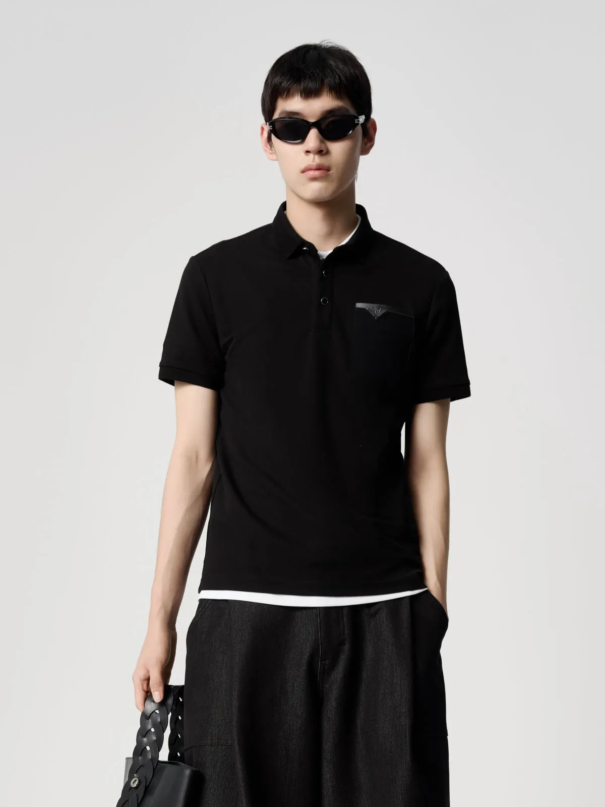 Men's Cooling Polo Shirt with Pocket Detail sold by PEACEBIRD product image thumbnail 2