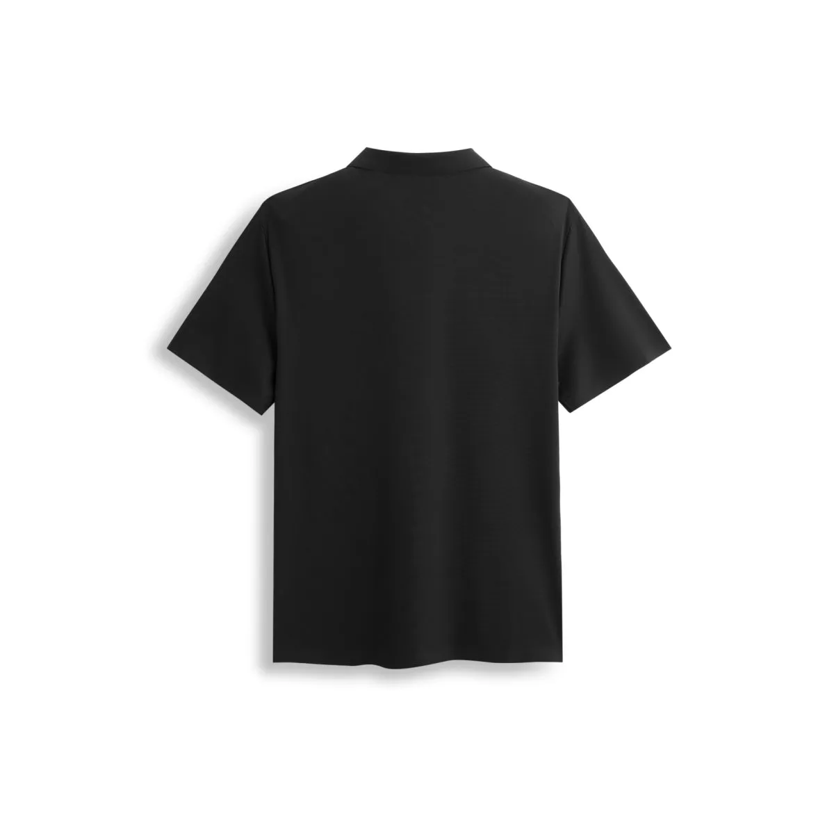 Men's Embossed Silk-Blend Polo Shirt sold by PEACEBIRD product image thumbnail 5