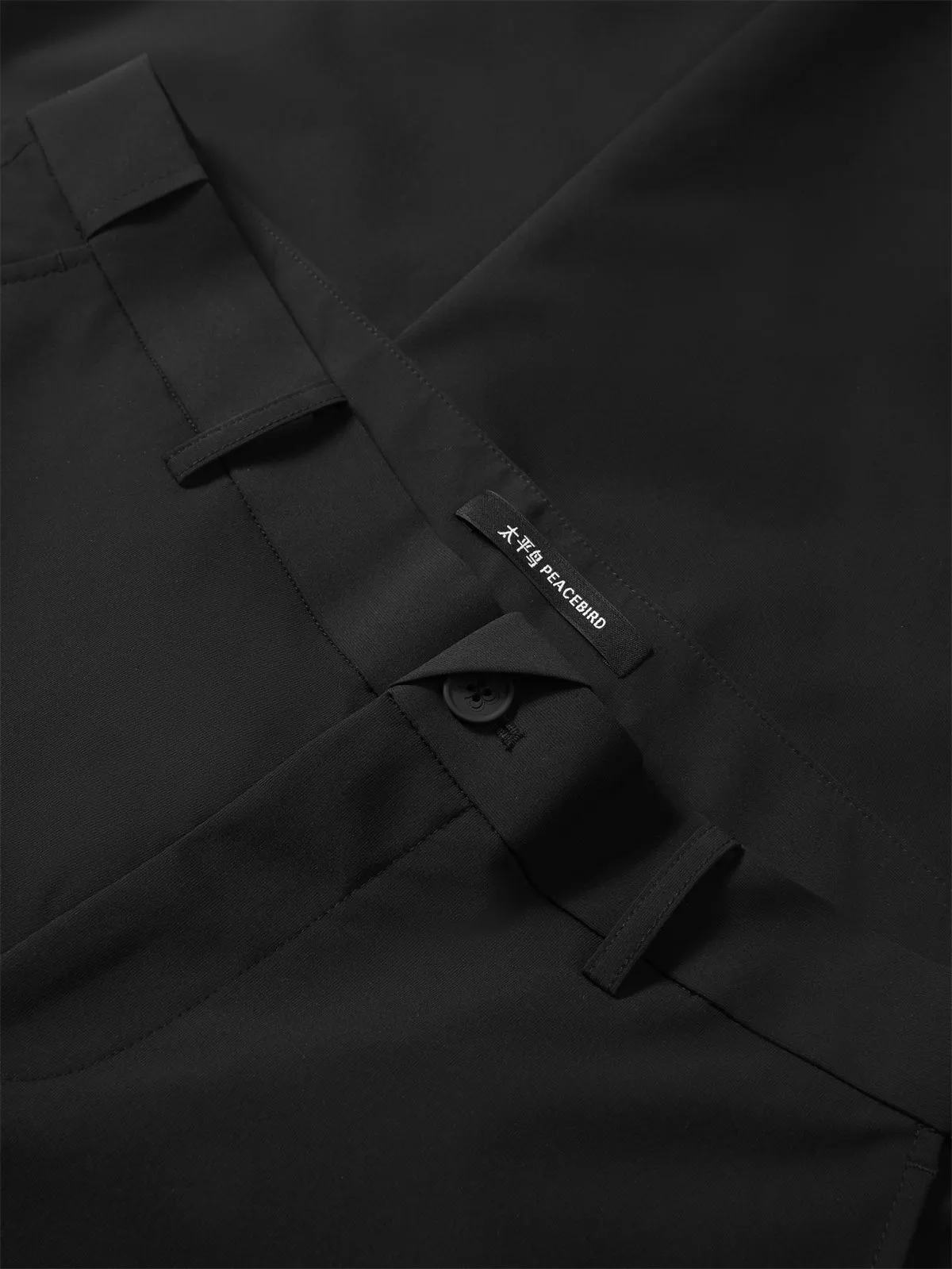 Men's Slim Tapered Business Pants sold by PEACEBIRD product image thumbnail 4