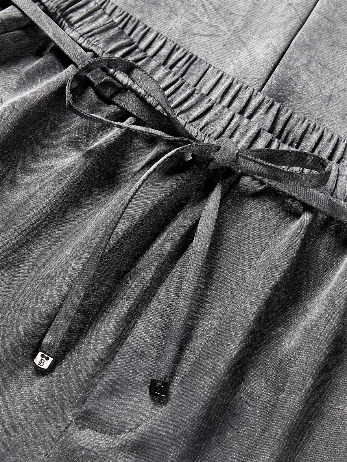 Women's Printed Textured Straight-Leg Pants sold by PEACEBIRD product image thumbnail 4