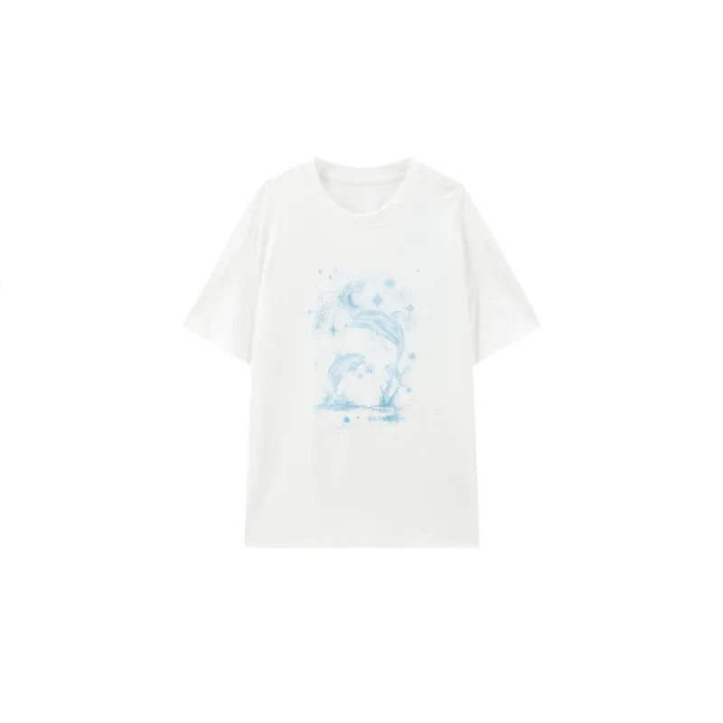 Women's Cooling Antibacterial Printed T-Shirt sold by PEACEBIRD