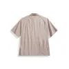 Men's Solid Shirt with Pleated Hem sold by PEACEBIRD