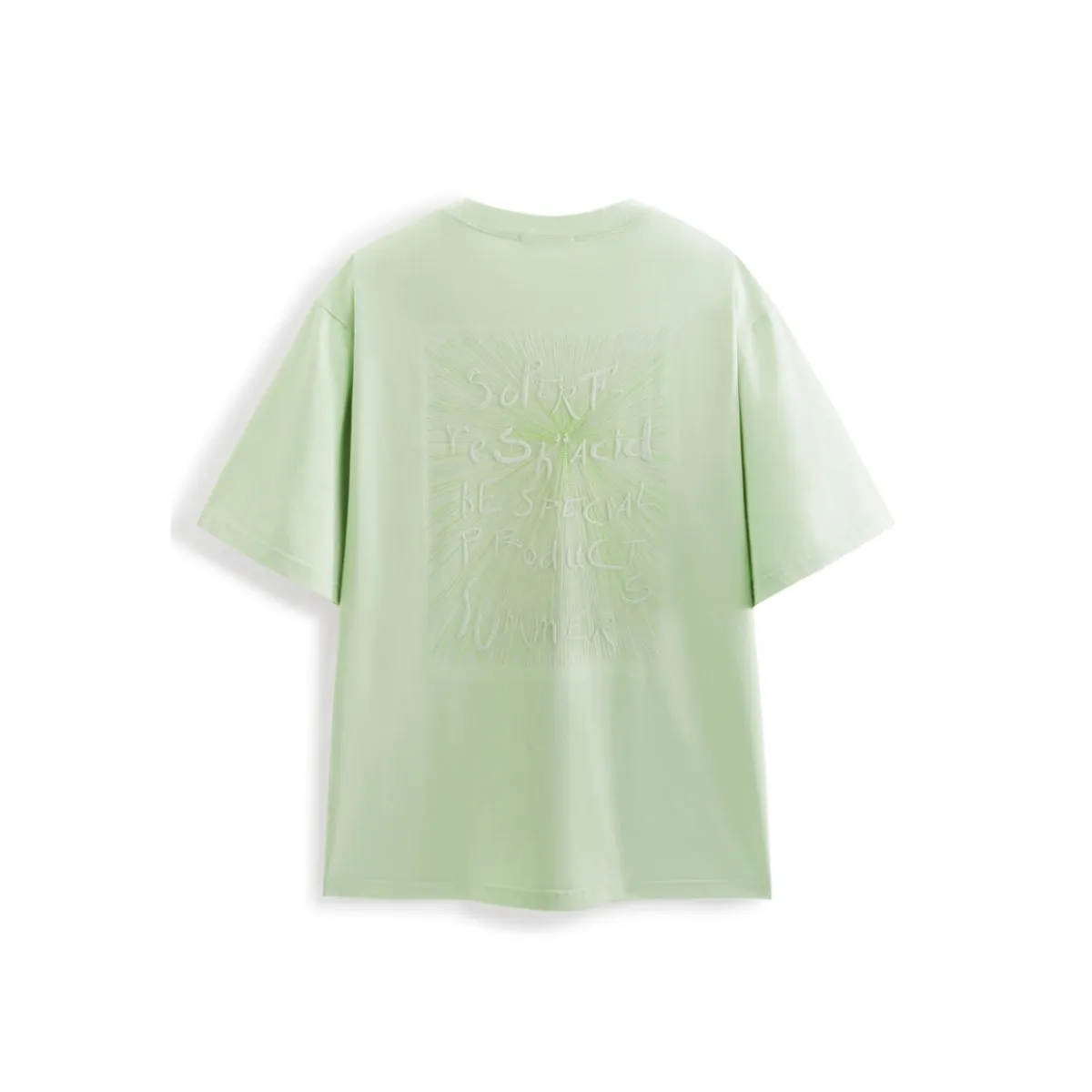 Men's T-Shirt with 3D Embroidered Graphic sold by PEACEBIRD product image thumbnail 3