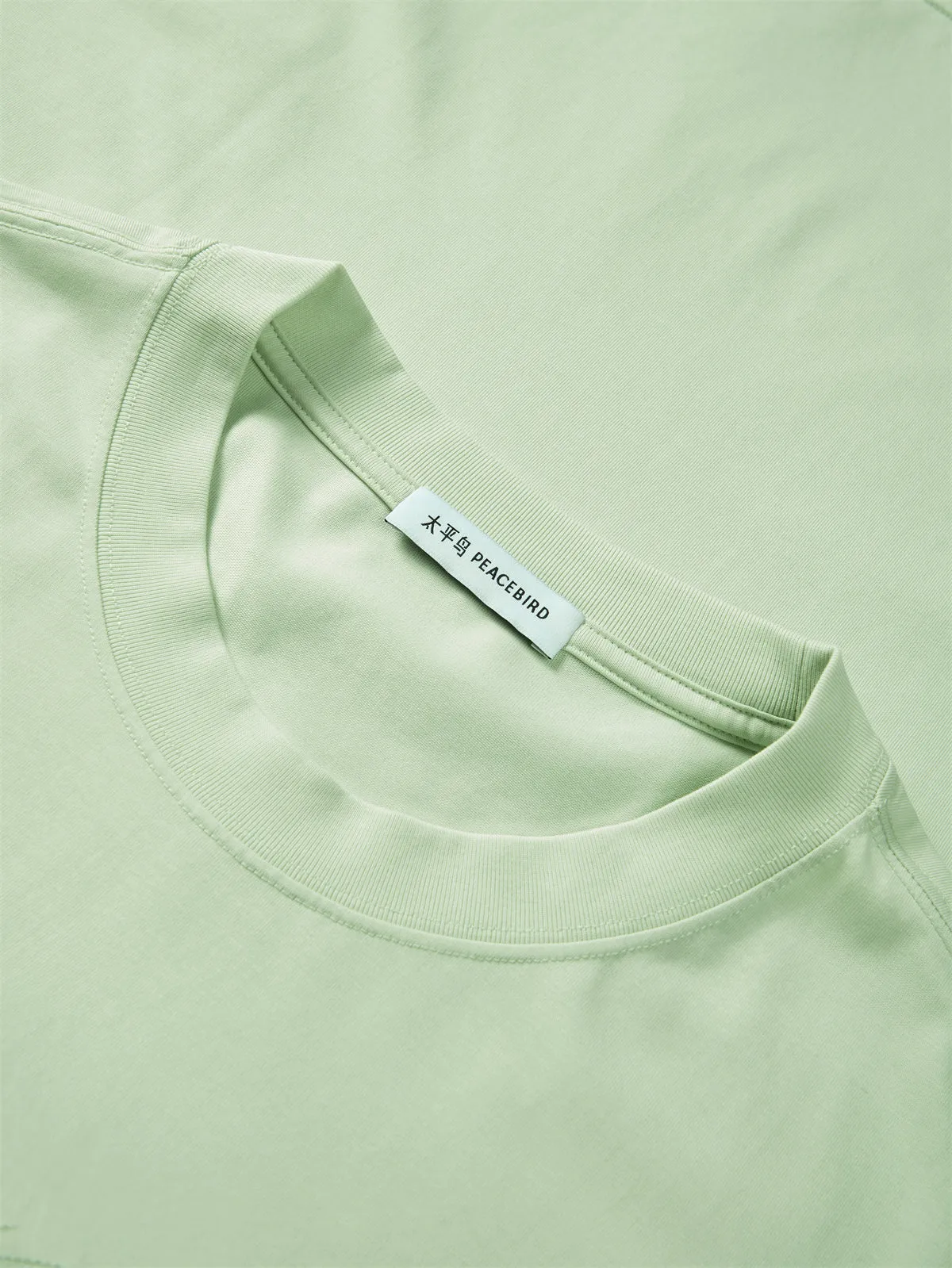 Men's T-Shirt with 3D Embroidered Graphic sold by PEACEBIRD product image thumbnail 4