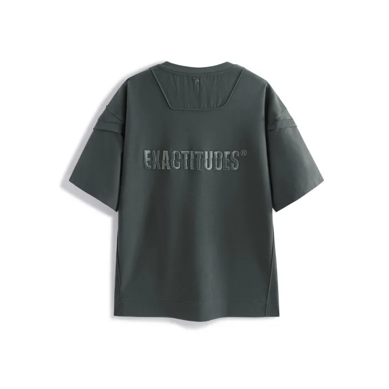 Men's Heavyweight T-Shirt with 3D Embroidery sold by PEACEBIRD