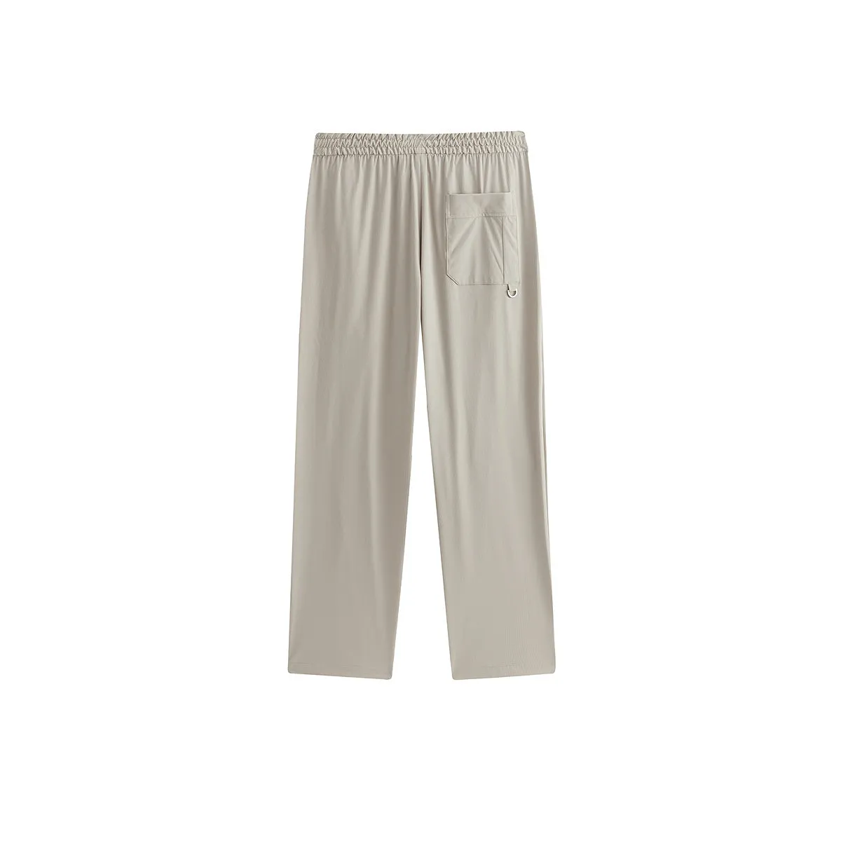 Men's Solid Textured Straight-Leg Pants sold by PEACEBIRD product image thumbnail 2